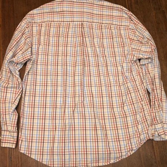 Izod plaid button down shirt Large - Picture 5 of 5